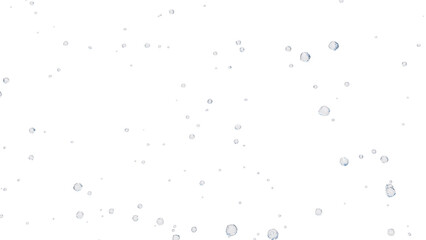 Bubbles particle set on alpha channel