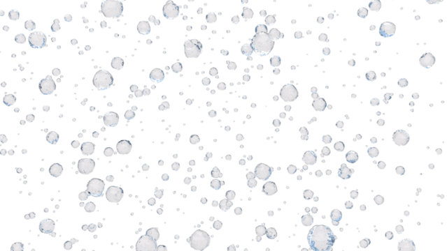 Bubbles particle set on alpha channel