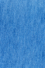 details of a blue denim fabric made of natural cotton