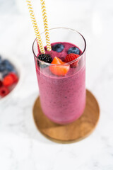 Mixed berry smoothie
