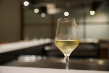 refinement and indulgence, a fancy wine glass in a restaurant represents a celebration of taste, culture, and socializing. It evokes feelings of luxury, pleasure, and conviviality