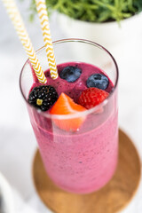 Mixed berry smoothie