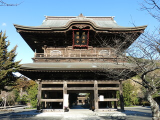 鎌倉市の建長寺にある三門　Kenchoji Temple