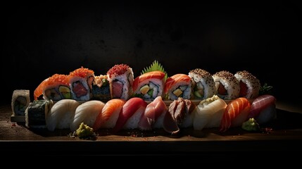 Artistry on a Plate: A Close-Up of Exquisite Sushi