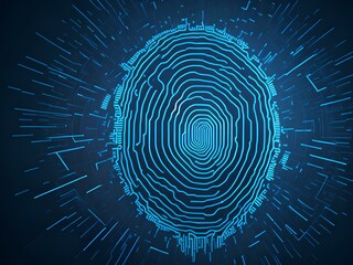 fingerprint Scanning  generated Ai 