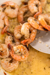 Garlic Shrimp Pasta with Spinach