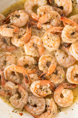 Garlic Shrimp Pasta with Spinach