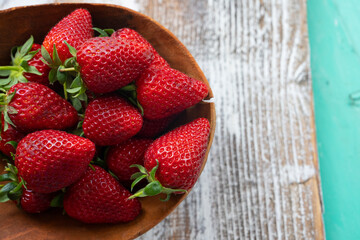 Strawberries Concept Photo in the Spring Season, Üsküdar Istanbul, Turkiye