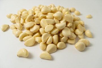 Healthy Cooking Ingredients Peeled Garlic