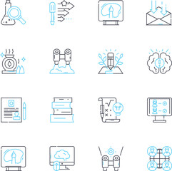Charity and humanitarianism linear icons set. Philanthropy, Giving, Empathy, Compassion, Generosity, Altruism, Benevolence line vector and concept signs. Kindness,Humanity,Solidarity outline