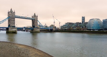 Fototapeta na wymiar Sunset at London Bridge, London