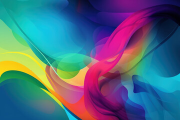Abstrakcyjne tło- tapeta kolorowa - abstract background - color wallpaper - AI Genereated