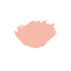 Brown Paint Brush stroke paint boxes on white background - stock vector. Vector, dirty, line, stain, element, illustration, texture, set, arts, artistic, transparent