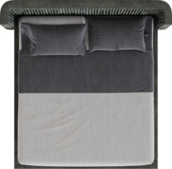 Top view isolated png bed