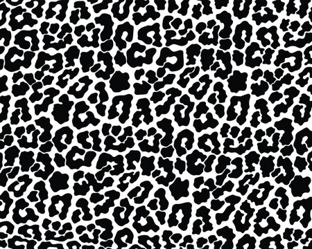 Vector black cheetah print pattern animal seamless. Cheetah skin abstract for printing, cutting, and crafts Ideal for mugs, stickers, stencils, web, cover, wall stickers, home decorate and more.