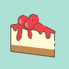 cake with cherry