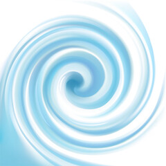 Vector background of blue swirling water texture
