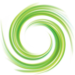 Vector swirling backdrop green color