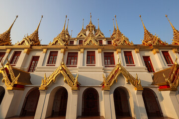 Wat Ratchanatdaram in bangkok thailand