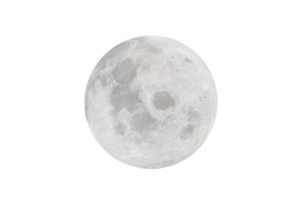 Look at the big round full moon shining in the night sky.