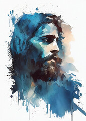 Discover beautiful paintings of Jesus, depicting the life and teachings of Christ through the talents of various artists - obrazy, fototapety, plakaty