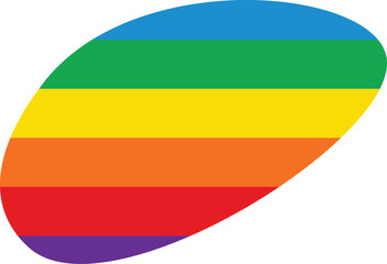 Colorful Rainbow blob abstract organic shape seamless pattern illustration. Trendy primary colored background with multiple colored Blobs.