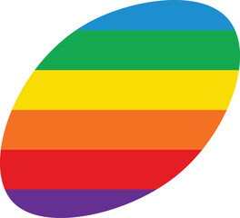 Colorful Rainbow blob abstract organic shape seamless pattern illustration. Trendy primary colored background with multiple colored Blobs.