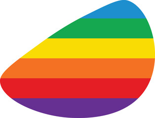 Colorful Rainbow blob abstract organic shape seamless pattern illustration. Trendy primary colored background with multiple colored Blobs.