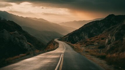 road to the mountains