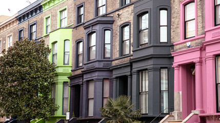 Fototapeta premium The beautiful Notting Hill in London