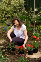 The happy and mindful gardener.