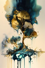 Beautiful abstract wallpaper texture, made with generated ai