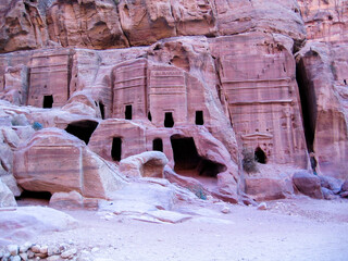 Middle East, Petra Jordan Wadi Rum desert