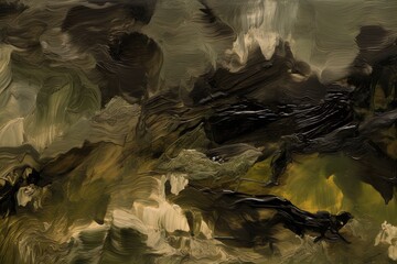 dark green wallpaper created using Generative AI