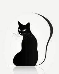 minimalistic cat