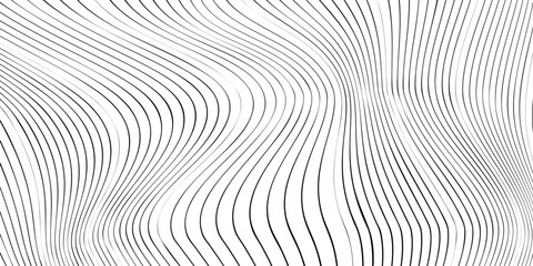 Vector abstract geometric background. curved lines