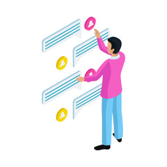 Chatting Online Concept