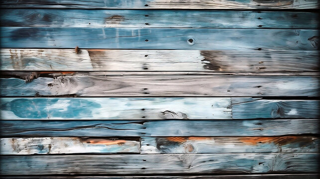 blue wood planks wall rough texture close up background new quality universal colorful image illustration desktop wallpaper design