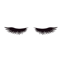 Obraz premium Sexy Eyelashes Extensions