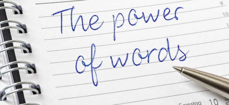  The power of words written on a calendar page
