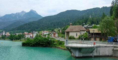 Fototapeta na wymiar Dolomiten in Italien