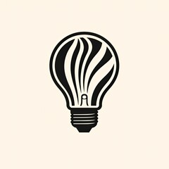 Obraz premium Lighbulb logo templete, icon illustration created using generative AI tools