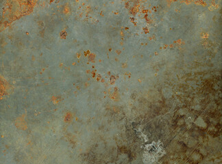 Old rusty metal texture. Grunge background wallpaper
