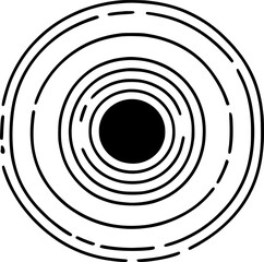 black hole icon vector symbol design illustration