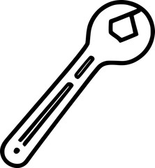Wrench icon vector symbol design illustration