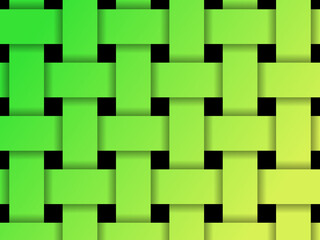 green grid background