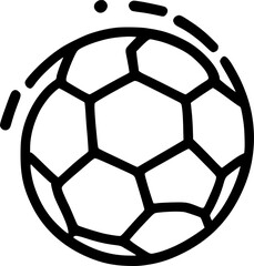 Obraz premium soccer icon vector symbol design illustration