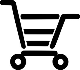 shopping cart icon vector symbol design illustration
