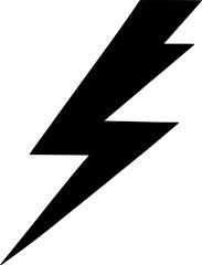 Lightning thunderbolt icon vector symbol design illustration