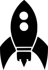 rocket icon vector symbol design illustration